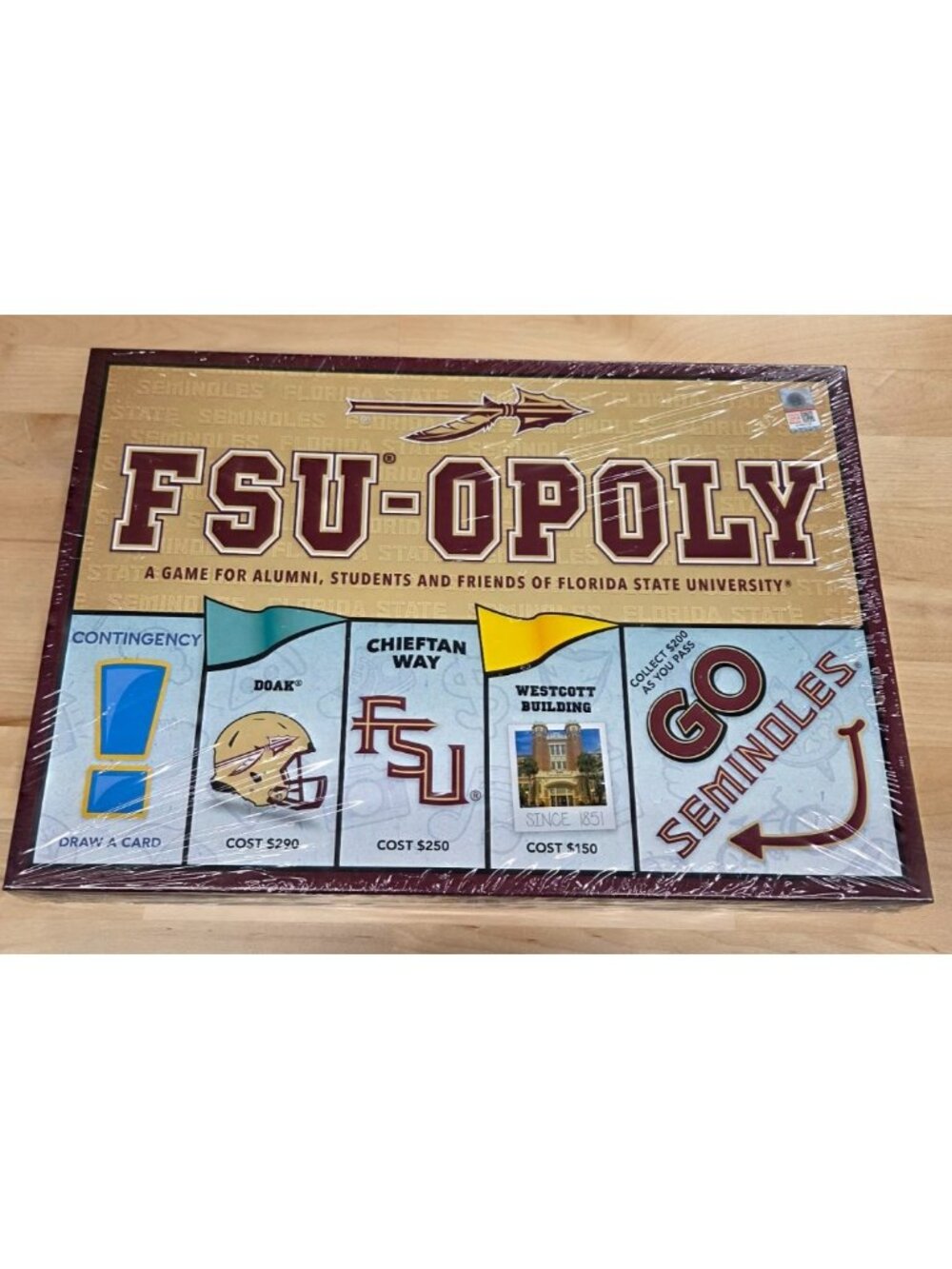 FSU-OPOLY Florida State Seminoles Board Game New